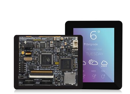 MIKROE-4312 MikroElektronika  TFT LCD Display Module / Touch Screen, 3.5in, 320 x 240pixels