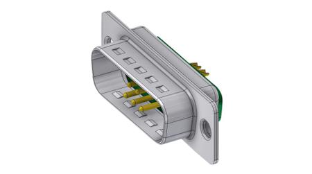 DTS7W2PZ/2 Deltron Connectors DTS 5 Way D-sub Connector Plug, with Screw Locks