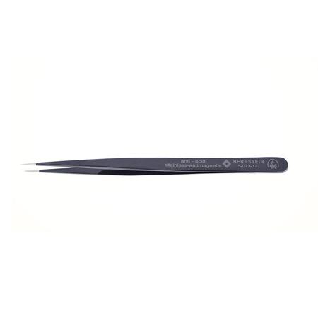5-073-13 Bernstein 140 mm, Stainless Steel, Pointed, ESD Tweezer