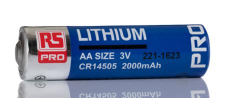 221-1623 RS PRO Lithium Manganese Dioxide AA Batteries 3V