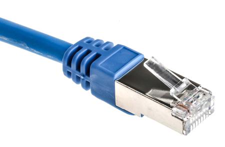 791-7040 20m Straight Through Cat6 Cable Assembly, FTP Blue LSZH