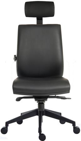 625-824 RS PRO Black Plastic Operator Chair, 150 Weight Capacity
