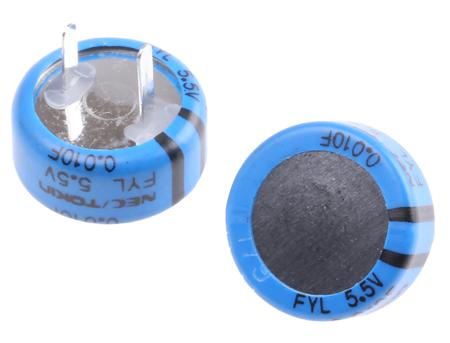 FYL0H103ZF KEMET 10mF Supercapacitor -20 → +80% Tolerance, Supercap FY 5.5V dc, Through Hole