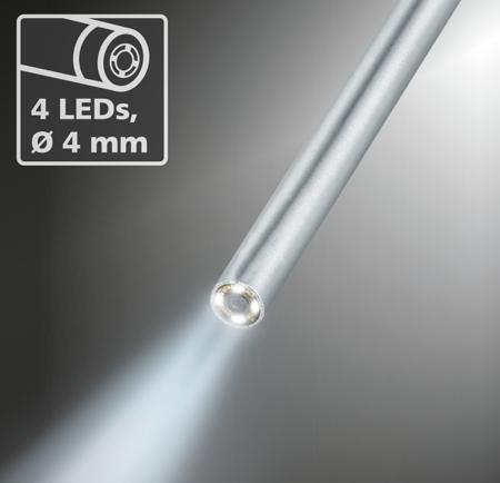 092-948A Laserliner 4mm probe Inspection Camera Kit, 400mm Probe Length, 320 X 240pixels Resolution, LED Illumination