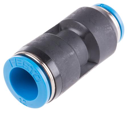 QS-12-10 Festo QS Pneumatic Straight Tube-to-Tube Adapter, Push In 12 mm