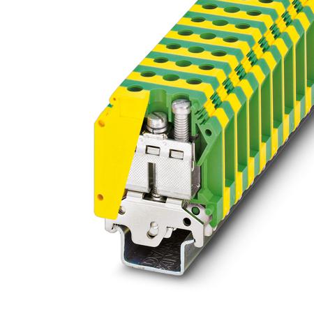449014 Phoenix Contact USLKG Series Modular Terminal Block, 35mm², 1-Level, Screw Termination, ATEX