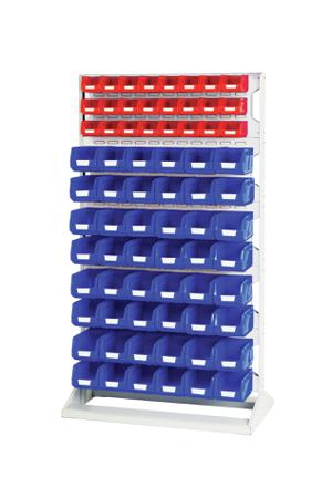 16917225.16V Bott Steel Louvre Panel Storage Unit, 550mm x 1000mm x 1775mm, Light Grey