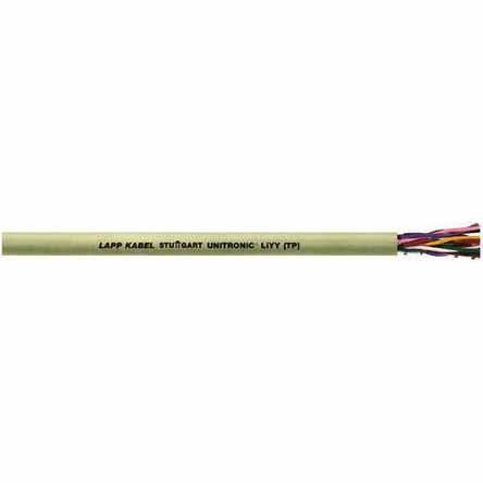 0035170 Lapp 2 Pair Unitronic LiYY Industrial Cable, 500 V 100m
