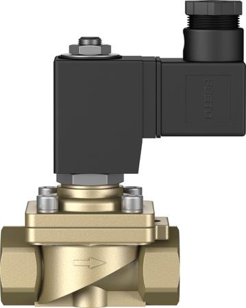VZWF-B-L-M22C-G12-135-E-3AP4-10 Festo 2/2 Closed, Monostable Pneumatic Solenoid/Pilot-Operated Control Valve Electrical G 1/2 VZWF Series