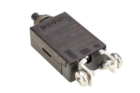 4130-G211-K4M1-40A ETA Thermal Circuit Breaker - 4130  Single Pole 240V Voltage Rating Panel Mount, 40A Current Rating