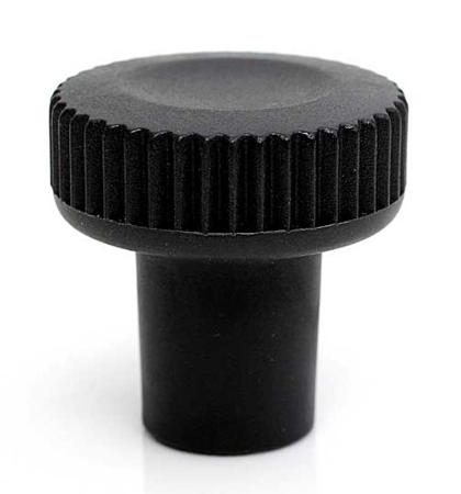 188-931 RS PRO Black Thermoplastic Thumbscrew Clamping Knob, M8, Threaded Mount