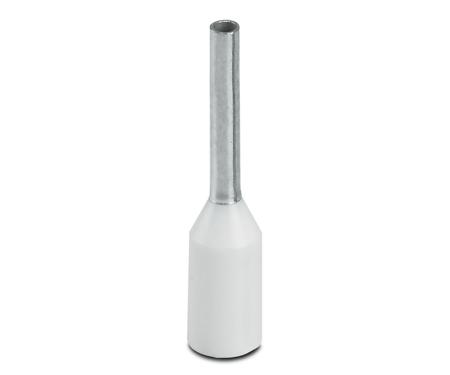 1208966 Phoenix Contact Bootlace Ferrule, 13.5mm Pin Length, 1.1mm Pin Diameter, White
