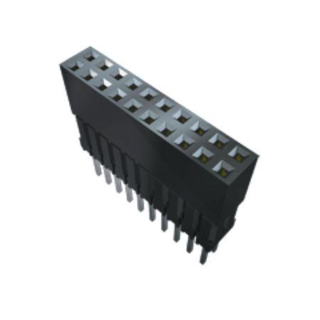 ESQ-125-44-G-D Samtec, ESQ 2.54mm Pitch 50 Way 2 Row Vertical PCB Socket, Through Hole