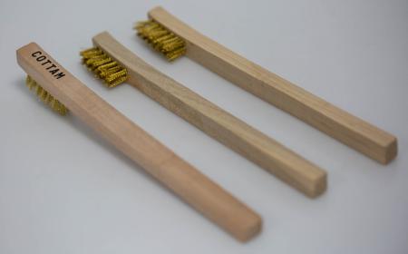 134-5715 Cottam 12mm Brass Wire Brush, For Surface Preparation