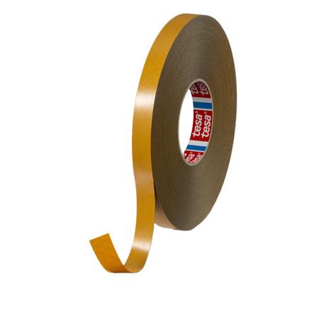 04976-00083-00 Tesa  Black Double Sided Tape, 0.54mm Thick, 12 N/cm, Polyurethane Backing, 19mm x 50m