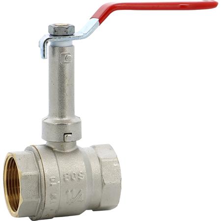 615004 Sferaco Nickel Plated Brass Ball Valve, Ball Valve, Threaded, BSP 1/2in, 30bar Operating Pressure