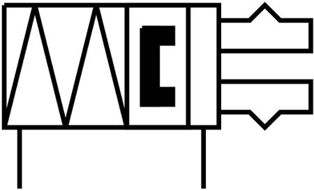 DHPS-16-A-NO Festo 2 Finger Double Action Pneumatic Gripper,