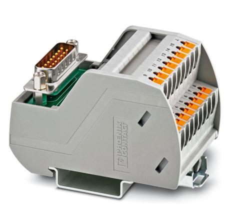 2903779 Phoenix Contact VIP-2/PT/D15SUB/M Series Interface Module, DIN Rail