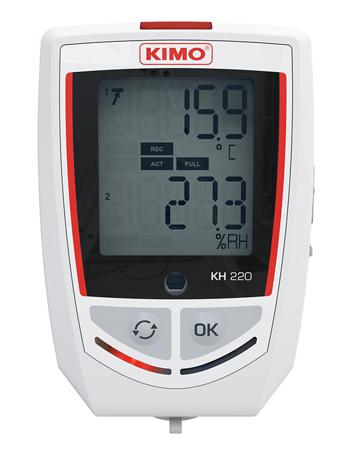 KH-220-O KIMO  Temperature & Humidity Data Logger, USB, 3 Input Channel(s)