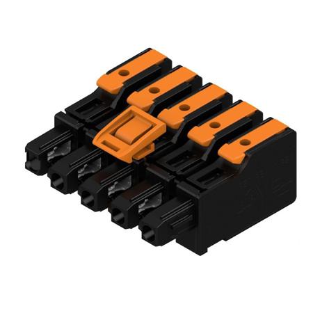8000078356 Weidmüller, 7.5mm Pitch, OMNIMATE 4.0, 5 Way, , Pluggable Terminal Block, Hybrid Header, PCB Mount, Snap In