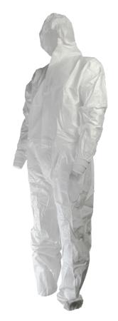 BS14WKC-3XL RS PRO White Coverall,  Type 5 & 6 Anti-Static, 3XL