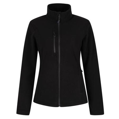 TRF628---80014L Regatta Professional TRF628 Black Recycled Polyester Women's<BR/> Fleece Jacket 14