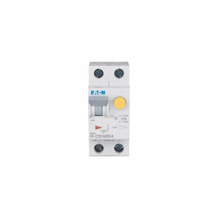 236964-PXK-C16-1N-003-A Eaton PXK 16A RCBO, 2P Curve C, Breaking Capacity 10 kA, DIN Rail Mount, 240V