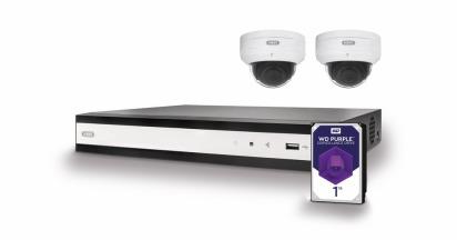 TVVR36421D ABUS Indoor, Outdoor IR CCTV Surveillance Kit, 4 Camera Connections