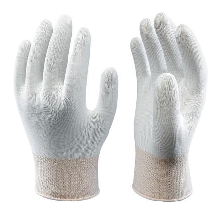 SHOB6101 Showa B0610 White Nylon Good Dexterity Work Gloves, Size Small, Uncoated Coating