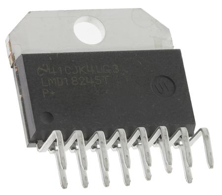 LMD18245T/NOPB Texas Instruments , Brushed DC Motor Motor Driver IC, 55 V 3 A 15-Pin, TO-220