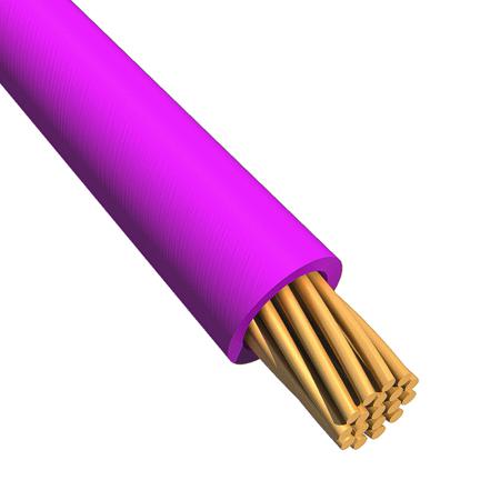 6713 VI001 Alpha Wire Ecogen Ecowire Series Purple 0.33 mm² Hook Up Wire, 22 AWG, 7/0.25 mm, 305m, MPPE Insulation,