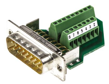 1688078 Phoenix Contact VS-15-ST-DSUB/16-MPT-0.5 15 Way Panel Mount D-sub Connector Plug
