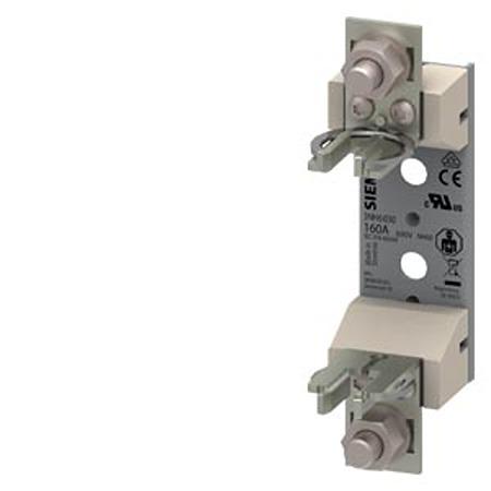 3NH6030 HRC fuse base ceramic Sz.00 1P 160A flat