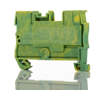 3210059 Phoenix Contact  PT 2.5/1P-PE Series Green/Yellow, 0.14 → 4mm², Single-Level, Plug In Termination