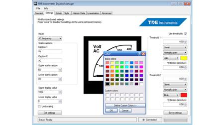 DPM72-MP TDE Instruments DPM72 LCD Digital Panel Multi-Function Meter for Current, Frequency, Voltage, 68mm x 68mm