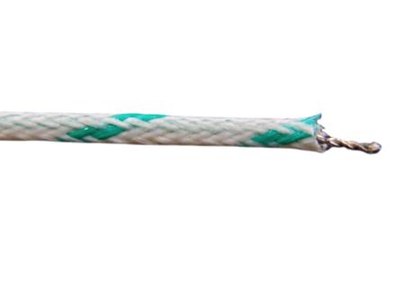 E25061-TYPE-K-WELDEDTIP-GLASS-FIBER-2M-CMPKI-SURMO CorregeE250 Type K Thermocouple 2m Length, 0.3mm Diameter, 0°C → +600°C