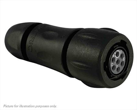 UTS6JC10E7S Souriau Sunbank by Eaton, UTS 7 Way Cable Mount MIL Spec Circular Connector Plug, Socket Contacts,Shell Size 10,