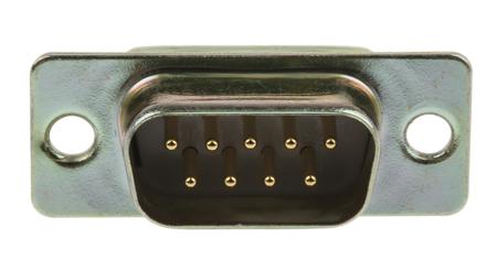 472-758 RS Pro 9 Way Through Hole PCB D-sub Connector Plug, 2.74mm Pitch