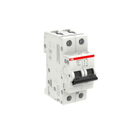 2CDS271103R0981 ABB System Pro M Compact S200M MCB, 1+N, 500mA Curve D, 230V AC, 60V DC, 15 kA Breaking Capacity