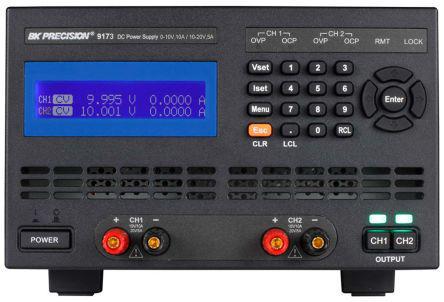 BK9173B BK Precision BK9173 Bench Power Supply, 2 Output 0 → 10 V, 0 → 20 V 0 → 10 A, 0 → 5 A 200W