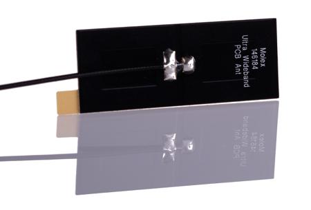 146184-0200  Molex - PCB Antenna, Adhesive Mount, (3 → 6 GHz) Micro-Coaxial RF Connector