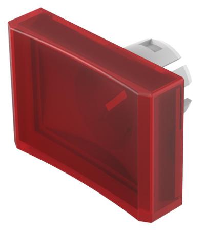 51-904.2 EAO Red Rectangular Push Button Lens for Use with Push Button