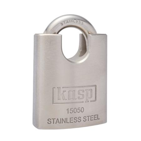 K15050D Kasp Padlock Stainless Steel Padlock Keyed Alike, 9 mm Shackle, 50mm Body