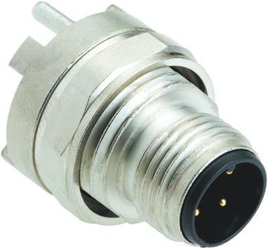 21033211410 HARTING 4 Pole Din Plug, Male, Panel Mount