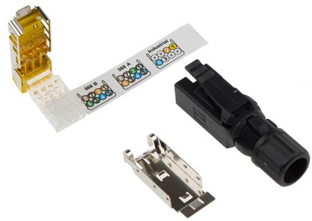 09451511560 HARTING RJ Industrial Series Male RJ45 Connector, Cable Mount, Cat6 Straight 8 -Way