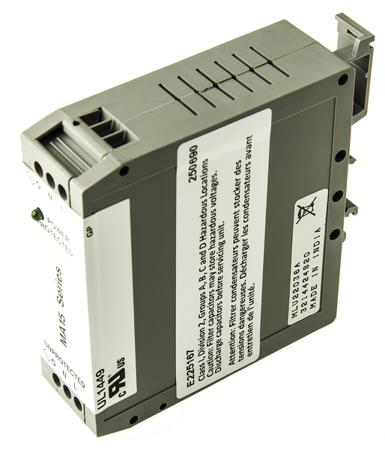 MA15/D/2/SI Eaton, MA15 Surge Suppressor Unit 240 V dc, 280 V dc Maximum Voltage Rating 12kA Maximum Surge Current 1 Phase