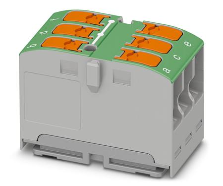1019655 Phoenix Contact Distribution Block, 6 Way