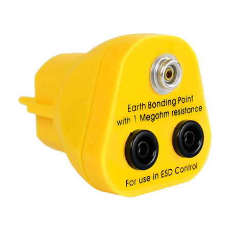 707-107 RS PRO Earth Bonding Plug With Banana Socket