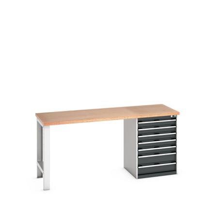41004121-19V Bott 41004121.19V Sheet Steel Workbench, 940mm x 750mm x 2000mm