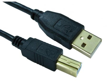 286-2915 RS PRO USB 2.0, Male USB A to Male USB B, 480Mbps, 5m